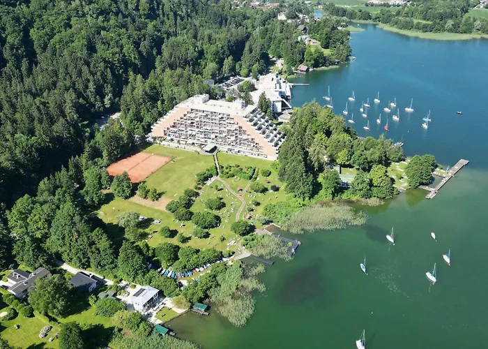 Appartement Lb5 Seeappartement Haus Landskron Mit Direktem Seezugang Am Ossiachersee Annenheim