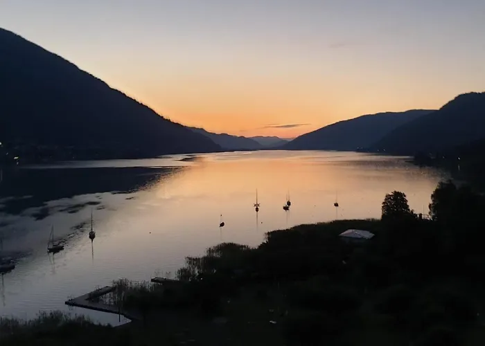 Lb5 Seeappartement Haus Landskron Mit Direktem Seezugang Am Ossiachersee